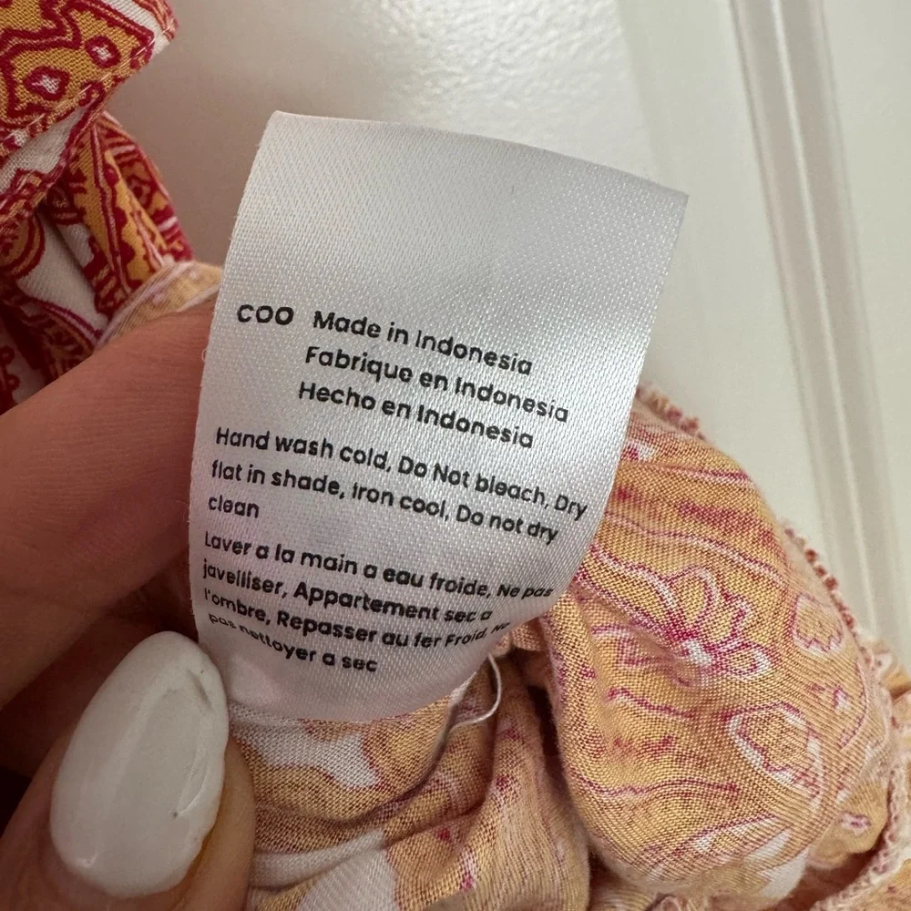 Lusana maxi dress with belt Medium - Picture 3 of 9